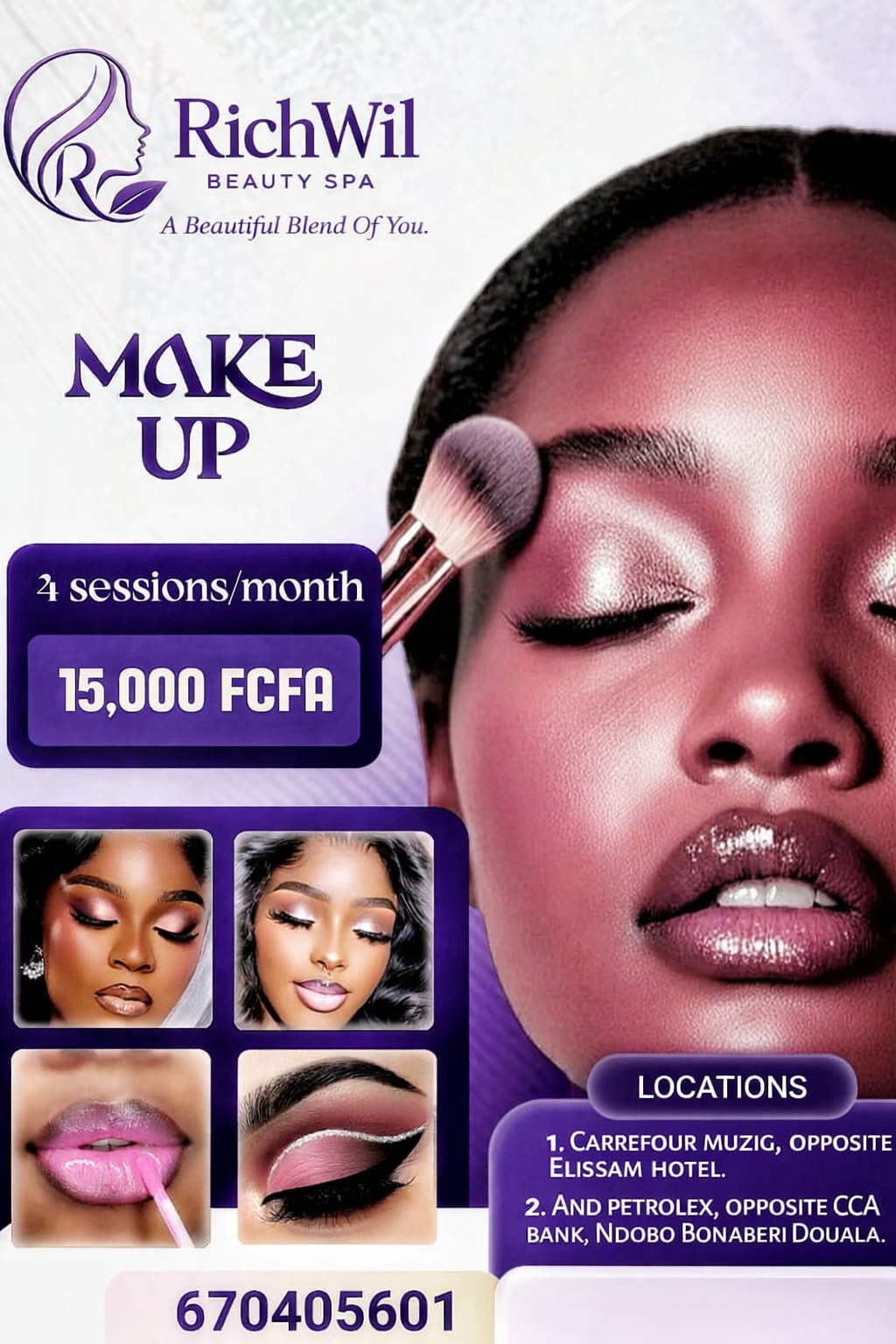 RichWil Beauty Spa campaign flyer