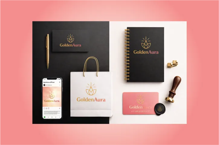 Golden Aura Luxury Branding preview 2