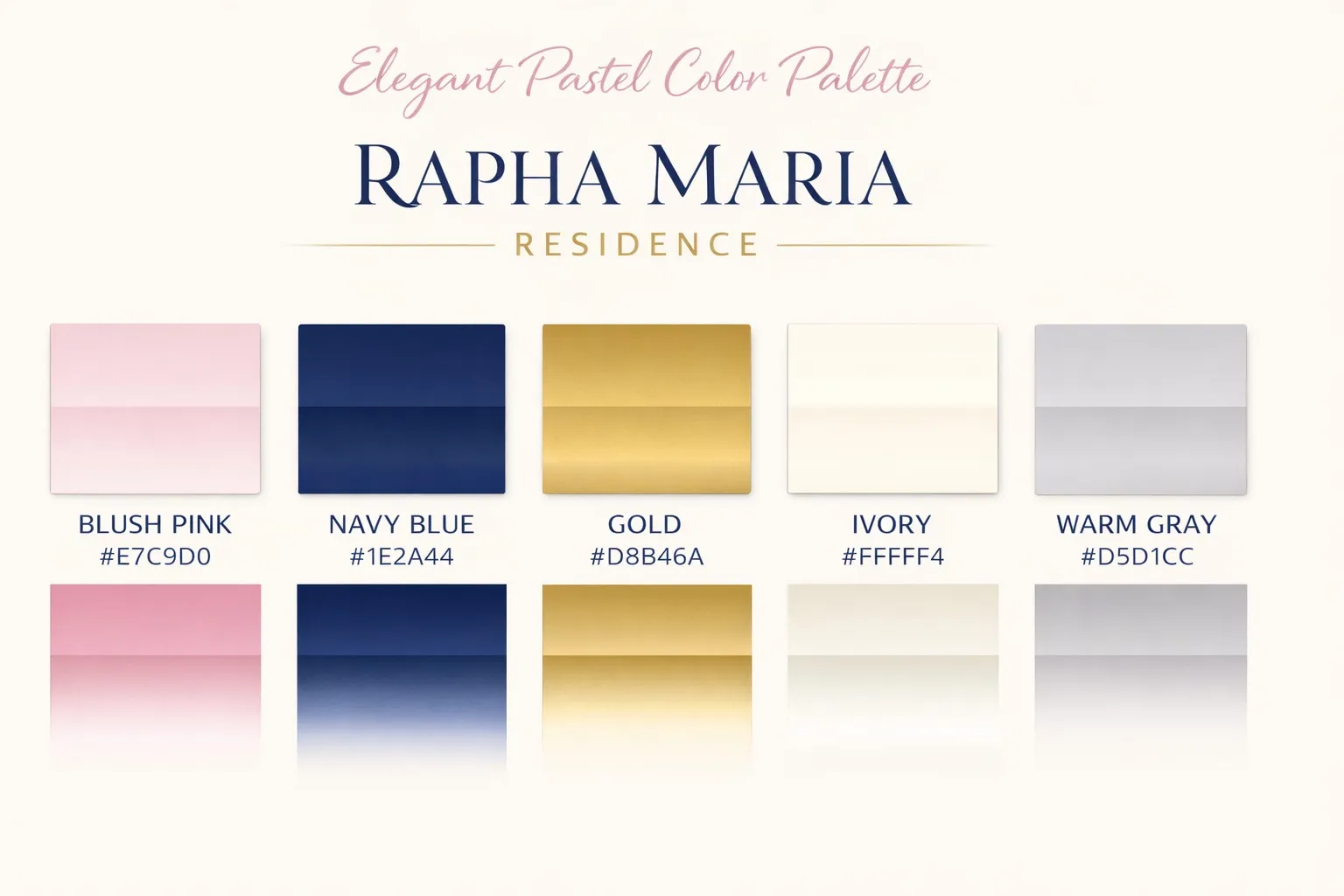 Rapha Maria Residence Visual Identity preview 1